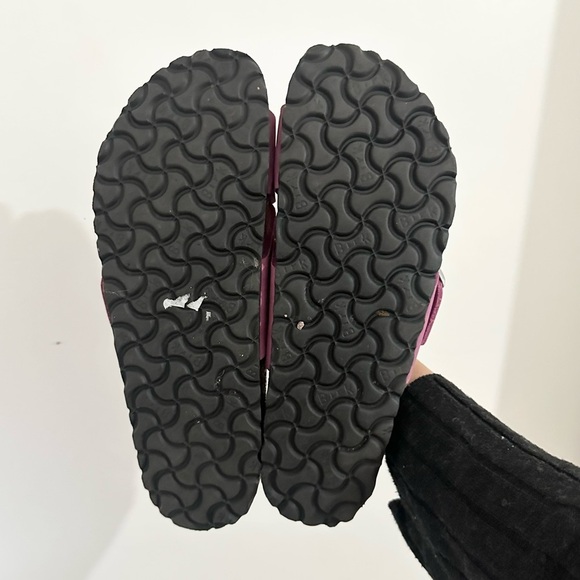 BIRKENSTOCK SIENA SLIDE SANDAL WOMEN'S PURPLE ORCHID LEATHER SIZE 38 7-7-5 - Picture 7 of 8